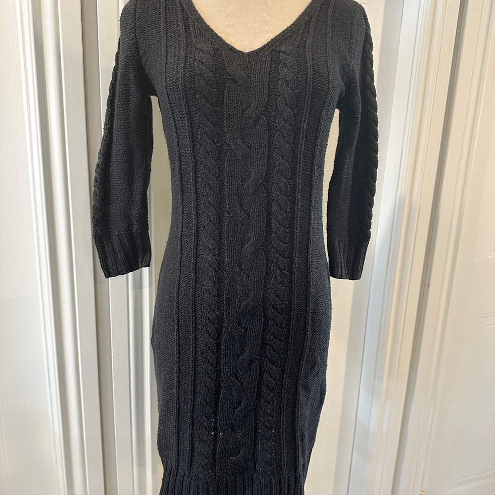 LAST CHANCE!💥2 for $15💥 Old Navy Black Long Sleeve Sweater Dress